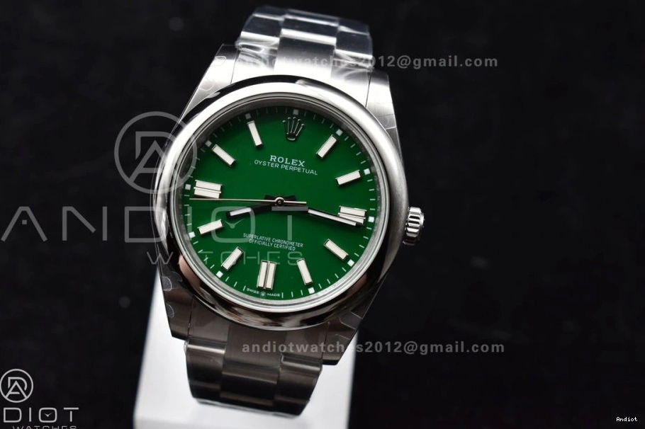 Steel Perpetual 1:1 Edition 41mm 904L Best Oyster DIWF A3230 Dial 124300 Green 0305
